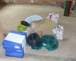 Na začátku července nakoupila Léňa s manželem materiál na elektřinu.