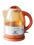Konvice Eta Tania, nerezová topná miska, naviják přívodního kabelu, světelná signalizace provozu, příkon 2 000 W, objem 2,5 l, cena 1 090 Kč