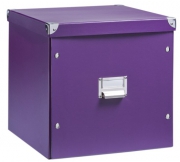 Úložný box s víkem (Zeller Present), lepenka, 33,5 x 33 x 32 cm, cena 199 Kč, www.etc-shop.cz