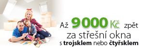 Odměna za nákup úsporného střešního okna