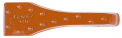 2.  Klín Fiskars štípací 1001614  Je vyroben z kované a kalené oceli, délka 153 mm, hmotnost 700 g. Cena 399 Kč