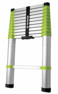 Teleskopický žebřík 3,2 m zabere ve složeném stavu 81 x 48 x 8 cm. Speciální konstrukce a vhodně zvolené materiály zaručují vysokou stabilitu i při plném rozložení žebříku, cena 2 990 Kč (FIELDMANN)