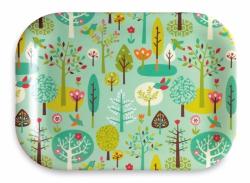 Melaminový tácek V lese (Minilabo), 20 x 14,5 cm, cena 242 Kč, www.space4kids.cz
