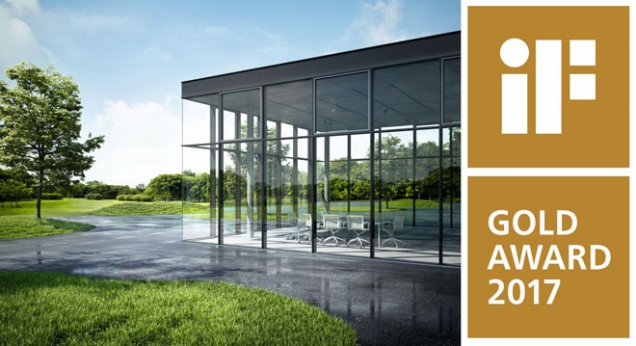 Nezávislá mezinárodní porota organizace iF International Forum Design GmbH rozhodla! Společnost Schüco si opět po roce odnáší dvě prestižní ceny za design. Systém vchodových dveří Schüco ADS 90.SI SimplySmart Design Edition získal cenu 2017 iF Design Award a panoramatický fasádní systém Schüco FWS 35 PD si zasloužil zlaté ocenění 2017 iF Gold Award.