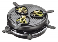 Elektrický gril Nordica Raclette s nepřilnavým povrchem, snímatelnou deskou a lopatkami na racletty, cena 845 Kč, www.vsedokuchyne.cz