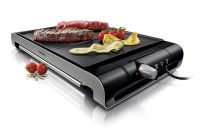 Stolní gril Philips HD 4419 lze od září zakoupit ve vybraných prodejnách s elektrospotřebiči. Orientační maloobchodní cena je 2 299 Kč 
