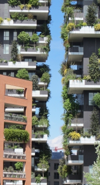 Porta Nuova, Miláno: Vertikální les - balkony