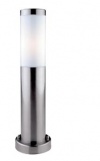 Inox - výška 45 cm, průměr 7 cm, nerez a plast, svítidlo v luxusním provedení, ve dvou variantách - s ochrannou mřížkou nebo bez, cena 799 Kč až 949 Kč, prodává Rendl