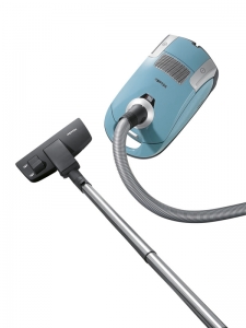Vysavač S 42010 EcoLine (Miele), elektronická regulace sacího výkonu, „silence“ stupeň tlumení hluku, filtr Super Air Clean, prachový sáček o objemu 3,5 litru, příkon 1 600 W, cena 5 990 Kč, www.miele.cz.
