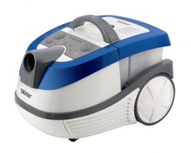 Víceúčelový vysavač Aquawelt 919.0ST (Zelmer), pro mokré a suché vysávání, čištění koberců a čalounění, příkon 1 600 W, prachový sáček o objemu 2,5 l, nádoba na vodu o objemu 5 l, omyvatelný HEPA filtr, cena 5 384 Kč, www.eproton.cz.