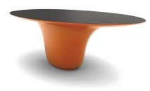 Oválný stůl Drop (Emmemobili), design Ferruccio Laviani, více variant zpracování, lak i dřevo, EMMEMOBILI