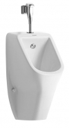Urinál z řady D-Code (DURAVIT), napouštění shora, cena od 2 750 Kč, DURAVIT