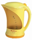 Rychlostní konvice Moulinex Lirys, oboustranný  vodoznak, trojitá ochrana, příkon 2 400 W, objem 1,9 l, cena 1 499 Kč