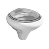 Závěsný bidet s poklopem v barvě transparent black, cena 12 604 Kč.