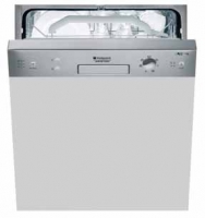 Vestavná myčka LFSA+ 2284 A IX (HOTPOINT-ARISTON) s ovládacím panelem, Sensor System (automatika pro rozpoznání znečištění nádobí), šířka 60 cm, energetická třída A+, kapacita 14 sad nádobí, 7 programů, cena 25 990 Kč, TAUER ELEKTRO.