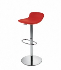 Leo (design Massimo Iosa Ghini, B. R. F.) s kovovou podnoží a barevným plastovým sedákem, rozměr 38 x 40 x 54/80 cm, cena 16 077 Kč, 3DH INTERIER
