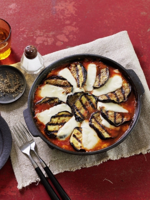Lilek a la parmigiana (Melanzane alla parmigiana)