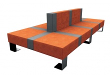 Svítidlo Eight z kolekce Corian I, corian, nerez, cena 23 500 Kč, KAMARUMAH DESIGNERS