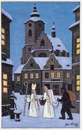 Josef Lada: Mikuláš, anděl, čert (Galerie Tančící dům)
