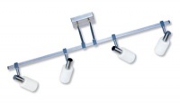 Závěsná lišta se čtyřmi svítidly (Honsel) je dlouhá 84 cm, cena 6 203 Kč, LUMINEX