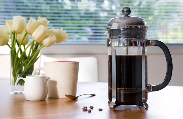 French press Chambord (Bodum), nerezové sítko, objem 1 l, www.vasekuchyne.cz