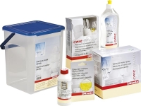 Startovací balíček firmy MIELE obsahuje tablety do myčky 60 ks, regenerační sůl 1,5 kg, leštidlo 500 ml, osvěžovač 250 ml, dávkovač vůně 1 ks, cena 899 Kč, MIELE