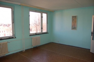 Pěkný výhled na město byl jeden z důvodů, pro které se Petra rozhodla byt koupit