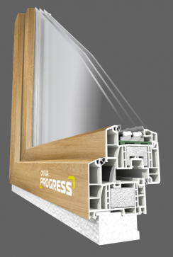 OKNO PROGRESS  TURNER OAK MALT (Zdroj: DAFE-PLAST)