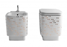 Sanitární keramika z kolekce Flow (SIMAS), cena 26 460 Kč (klozet i bidet), DIREX COMPANY