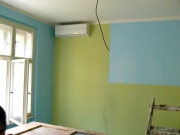 V klučičím pokoji převládá zelená a modrá barva