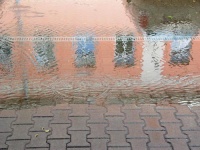 Voda, která neodtéká a po dešti zůstává v blízkosti domu dělá jen neplechu