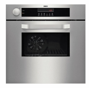 Parní trouba ZCB 990 XQ (ZANUSSI) má časový spínač, LCD displej, elektronickou regulaci teplot, dvířka s vyjímatelnými skly, grilovací rošt, cena 27 990 Kč, ELECTROLUX