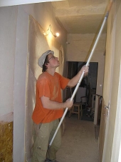Po podlahách přišlo na řadu malování