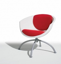 Otočné křeslo Gubbo se snímatelným pracím potahem, design Mia Gammelgaard, cena 1 990 Kč, IKEA