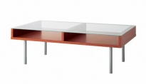 Konferenční stolek Magiker z tvrzeného skla, design Tord Björklund, rozměry 135 x 75 x 45 cm, cena 2 990, IKEA