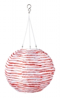 Závěsný solární lampion z kolekce Solvinden, stínidlo 100% polyester, Ø 45 cm, www.ikea.cz