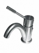 Stojánková umyvadlová baterie Cirkle (VILLEROY & BOCH), cena kompletu včetně umyvadla a poličky se zrcadlem (bez armatur) 128 708 Kč