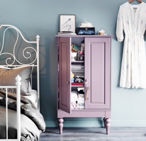 Šatní skříňka Isala, 75 x 44 x 131 cm, cena 4 990 Kč, www.ikea.cz