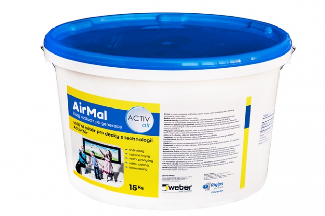 Za každých 20 sádrokartonových desek s technologií Activ’Air získáte 15kg balení interiérové barvy AirMal za 1 Kč.