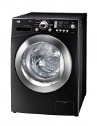 Parní pračky LG v exkluzivní černé barvě perou 8 kg prádla v bubnu s bezřemínkovým pohonem Direct Drive v energetické třídě A++. Cena od cca 19 320 Kč