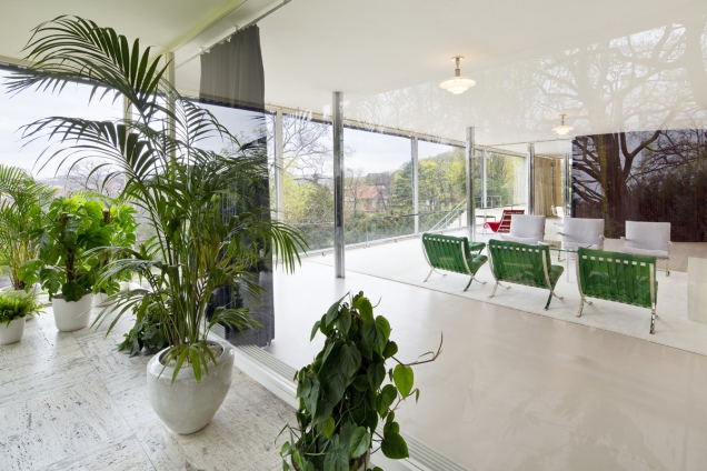 Vila Tugendhat, hlavní obývací místnost (Foto: RAKO, Tomáš Dittrich)