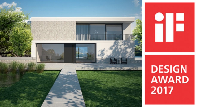 Nezávislá mezinárodní porota organizace iF International Forum Design GmbH rozhodla! Společnost Schüco si opět po roce odnáší dvě prestižní ceny za design. Systém vchodových dveří Schüco ADS 90.SI SimplySmart Design Edition získal cenu 2017 iF Design Award a panoramatický fasádní systém Schüco FWS 35 PD si zasloužil zlaté ocenění 2017 iF Gold Award.
