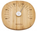 Teploměr do sauny Rento, materiál bambus, www.rentosauna.cz