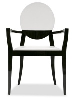 Křeslo Dejá vu (Calligaris), 60 x 56 x 45 cm, dřevo v odstínu wengé, třešeň, bílá, černá, látka nebo kůže v různých barvách, cena od 9 200 Kč, AMBER INTERIER