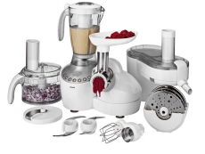 Robot Philips HR77680 z designového setu Essence, příkon 1 000 W, řízení systémem Smart Control jednotlivými tlačítky. Cena: 9 900 Kč