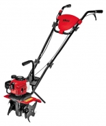 Nejmenší jednorychlostní kultivátor 501-2T s dvoudobým motorem 1,1 kW utáhne i hrobkovací radlici nebo adaptér provzdušňovače (SOLO)