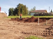 Základové pásy se hloubily za velkého parna