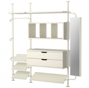 Úložný systém Stolmen, cena 10 545 Kč, www.ikea.cz