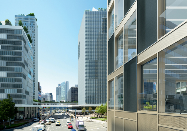 Schüco prototyp představený během BAU 2019: Vnější fasády pohlcující zvuk mohou významně přispět ke snížení šíření hluku v městských oblastech. (Zdroj: Schüco CZ)