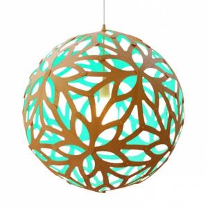 Lampa Floral (David Trubridge), design David Trubridge, přírodní bambus, O 40 cm, délka kabelu 2 m, cena 10 920 Kč, www.lightonline.pl